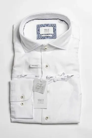 Eterna Eterna Slim fit fehér ing